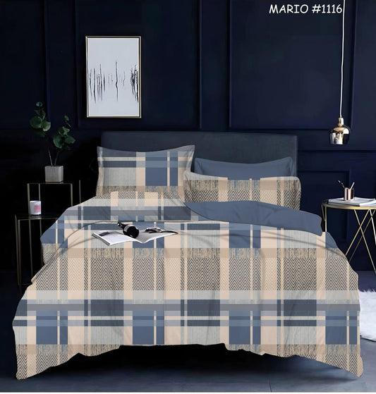 Elirra Premium Queen Size Bedsheet (90" x 100") 300 TC