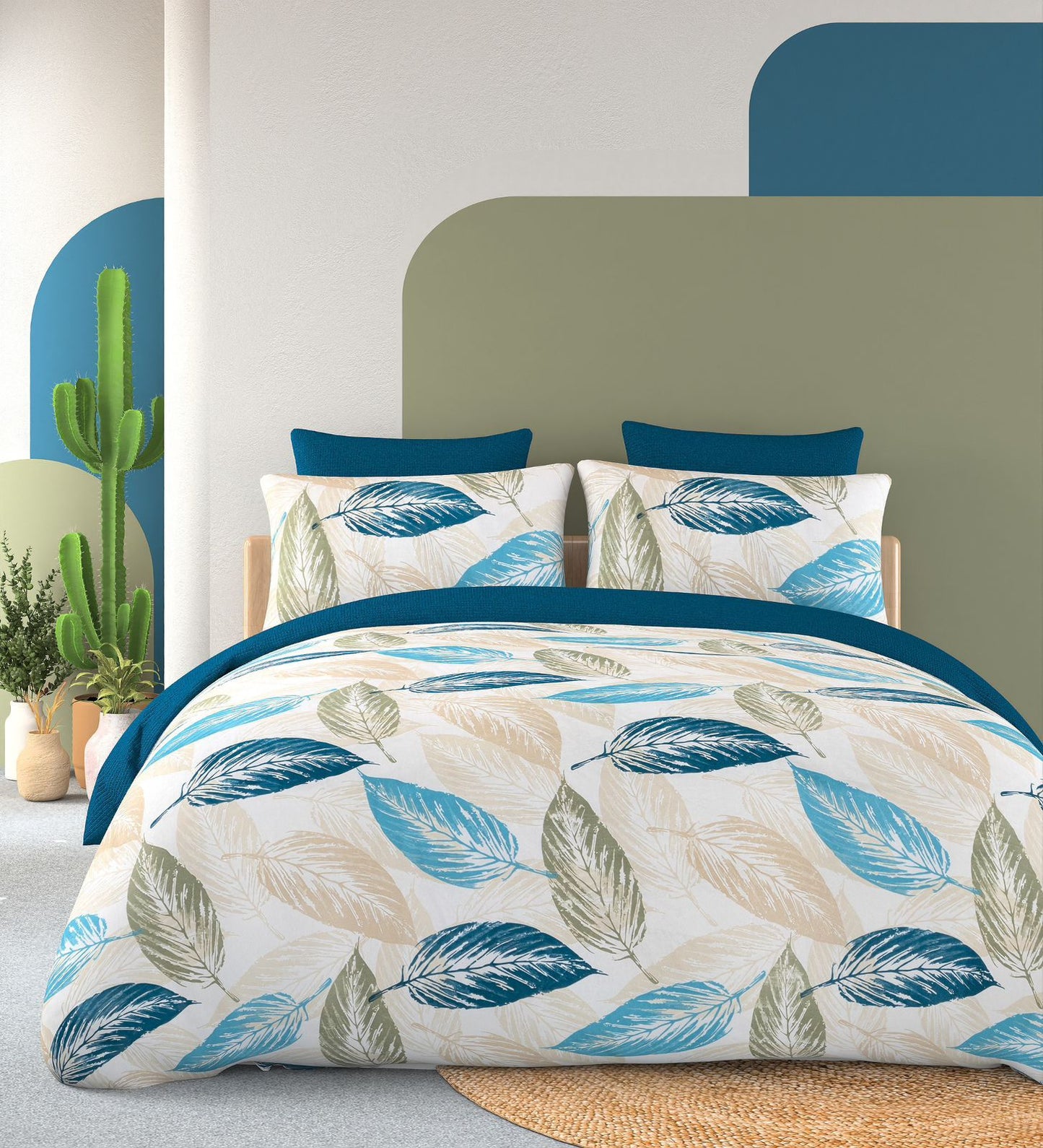 Meronia Premium Queen Size Bedsheet (90" x 100") 300 TC