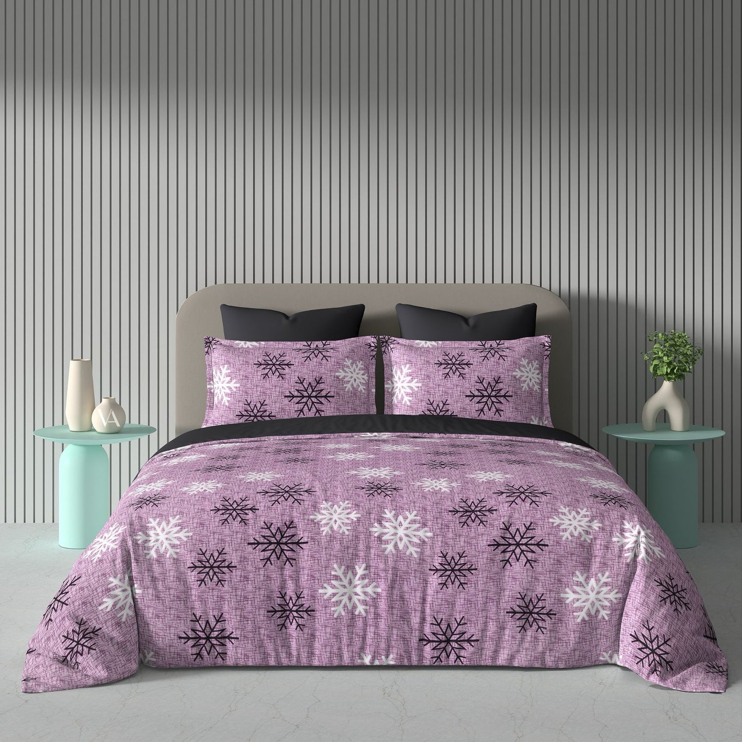 Brisetta Premium Queen Size Bedsheet (90" x 100") 300 TC