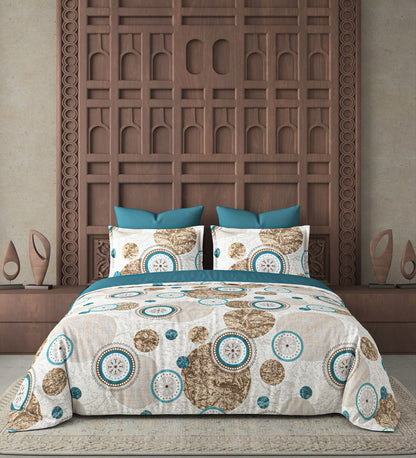 Clarynn Premium Queen Size Bedsheet (90" x 100") 300 TC