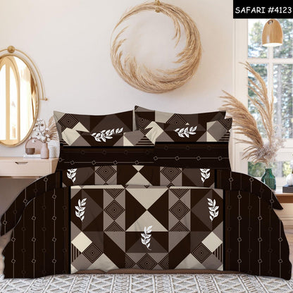 Prisora Premium Queen Size Bedsheet (90" x 100") 300 TC