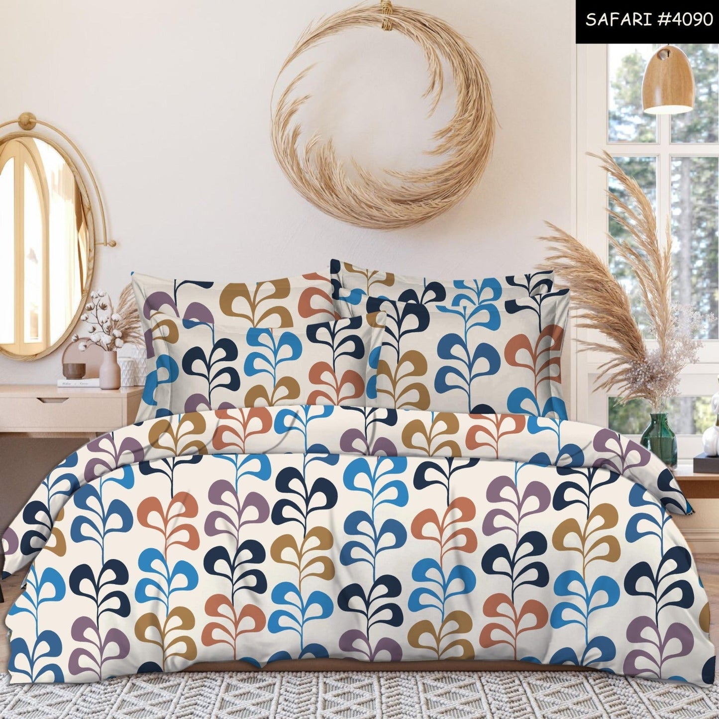 Novoriah Premium Queen Size Bedsheet (90" x 100") 300 TC