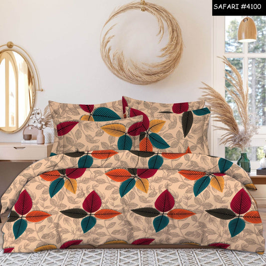 Verinnia Premium Queen Size Bedsheet (90" x 100") 300 TC