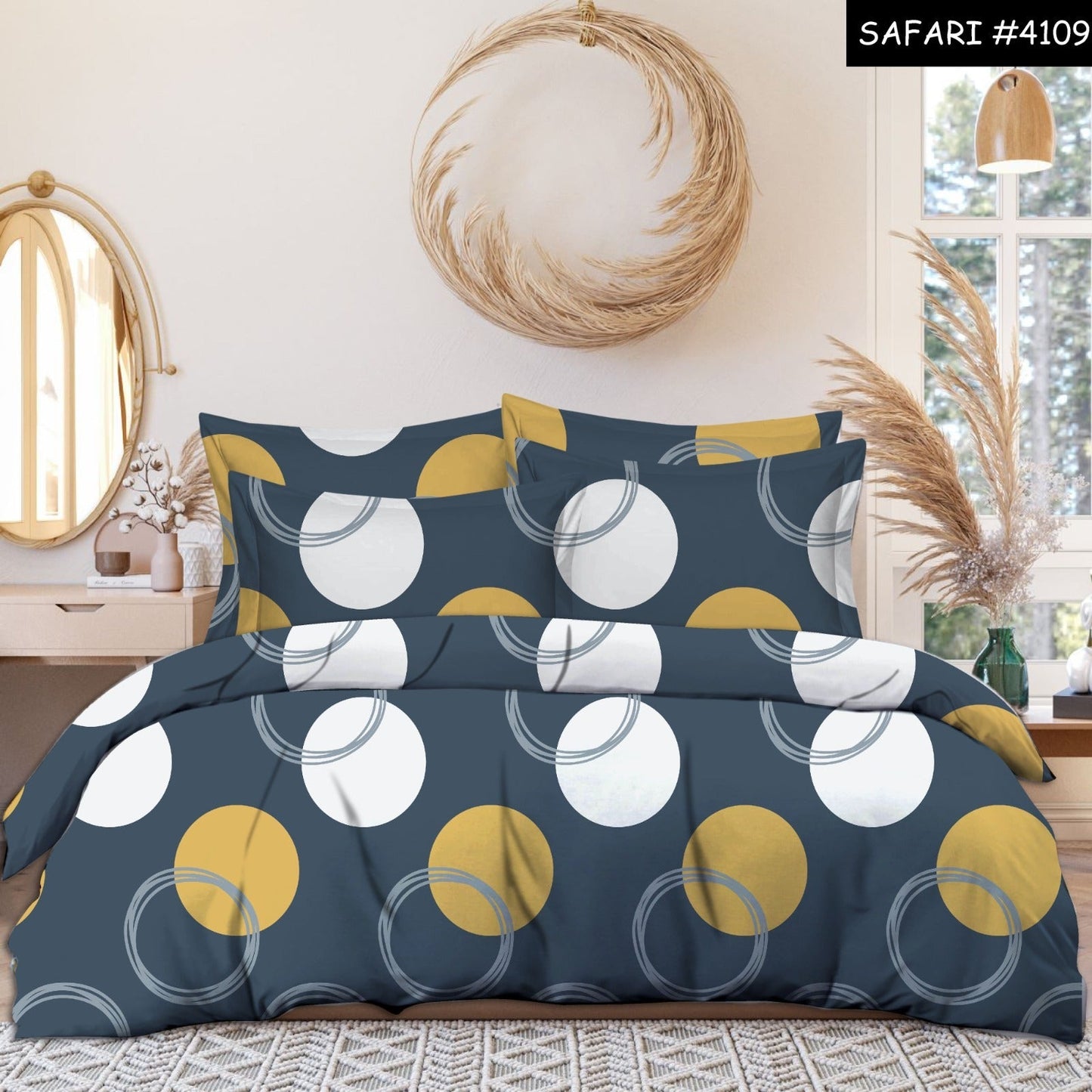 Serelith Premium Queen Size Bedsheet (90" x 100") 300 TC