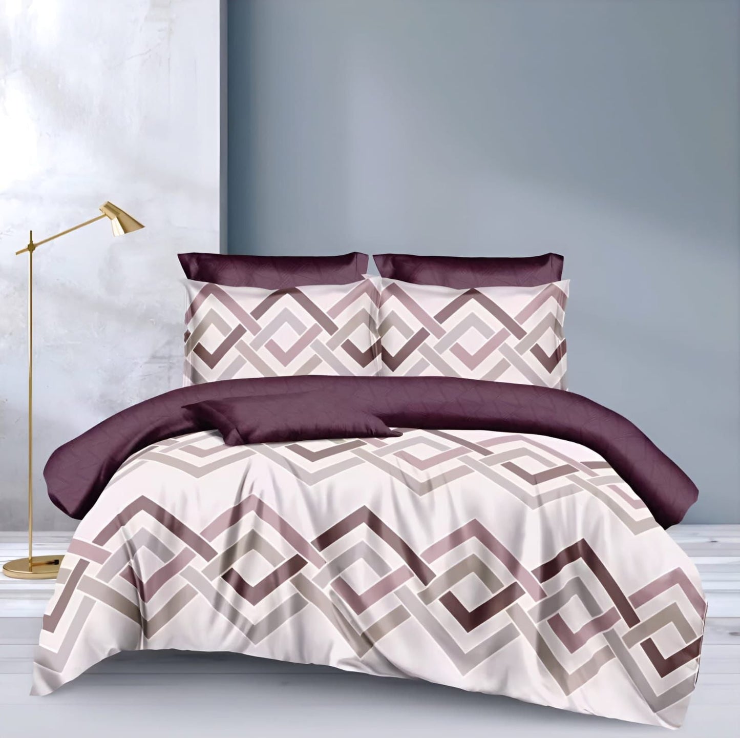 Grandora Premium King Size Bedsheet (108" x 108") 300 TC