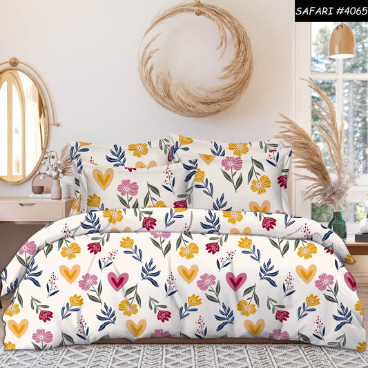 Lamora Premium Double Bedsheet (90" x 100") - 300 TC