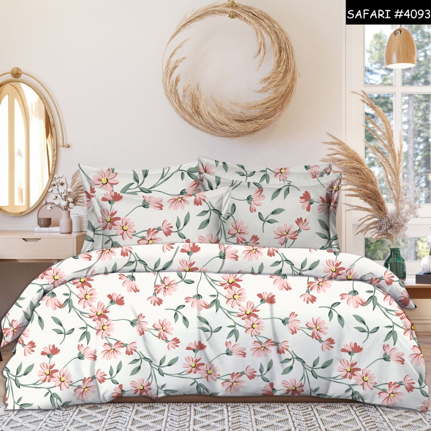 Fiorenza Premium Double Bedsheet (90" x 100") - 300 TC