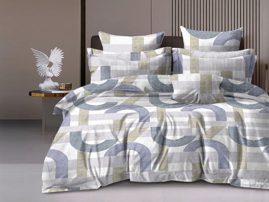 Xilvia Premium King Size Bedsheet (108" x 108"): 400 TC