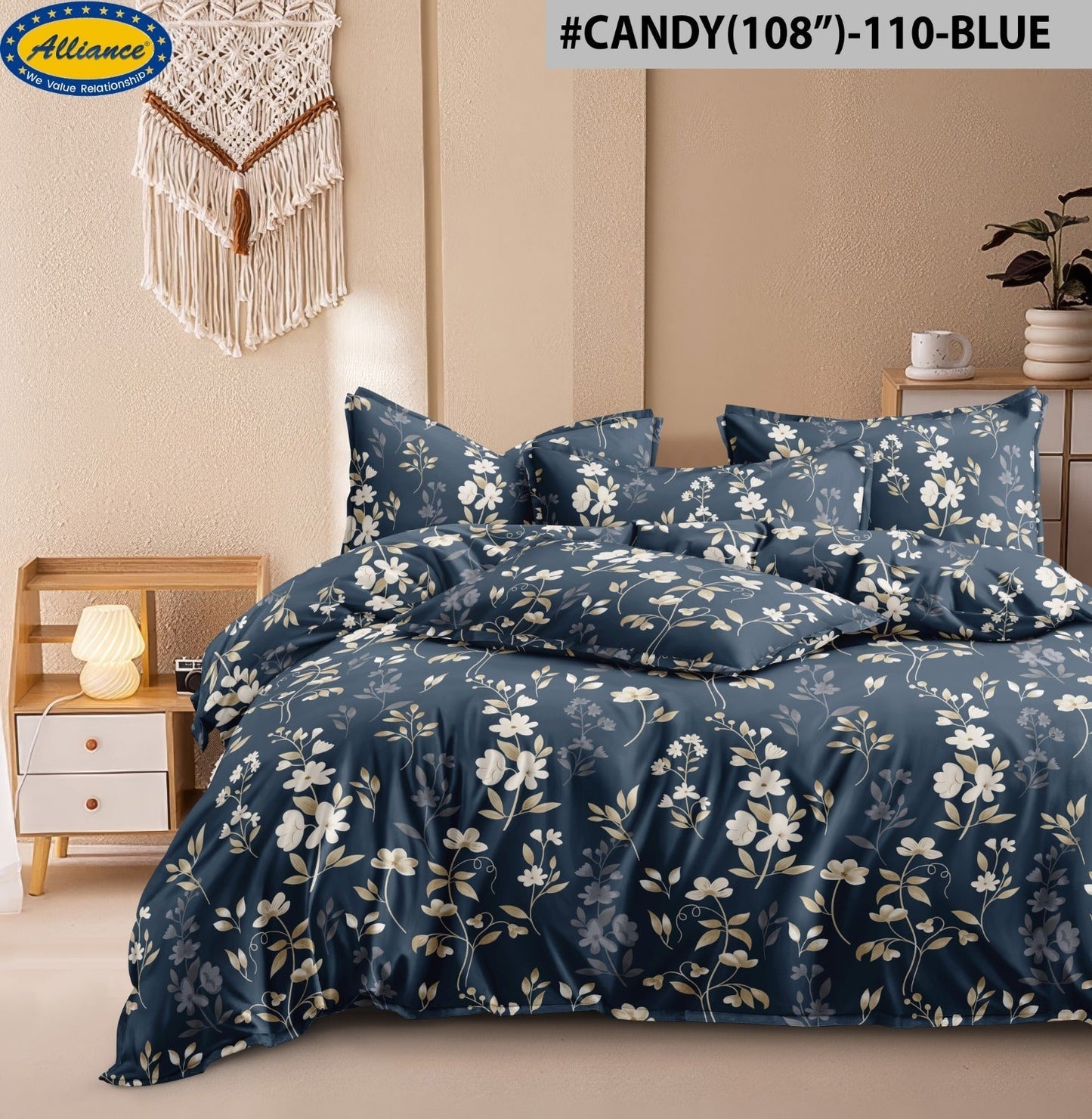 Isolene Premium King Size Bedsheet (108" x 108"): 400 TC