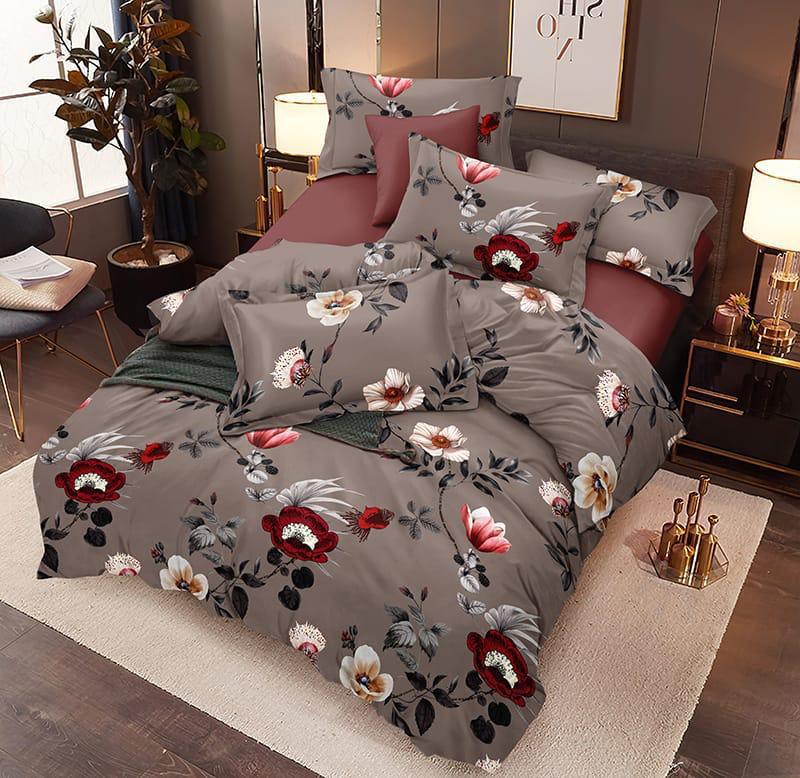 Emerelle Premium King Size Bedsheet (108" x 108"): 400 TC