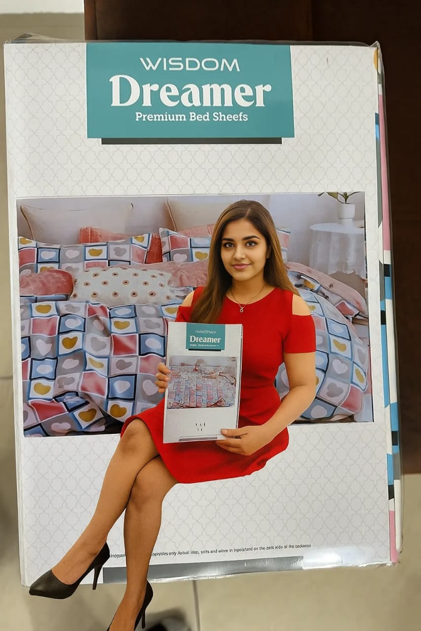 Aurelia Premium King Size Bedsheet (108" x 108"): 400 TC