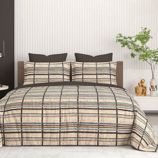Florenza Premium King Size Bedsheet (108" x 108"): 400 TC