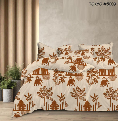 Feloria Premium King Size Bedsheet (108" x 108") - 400 TC