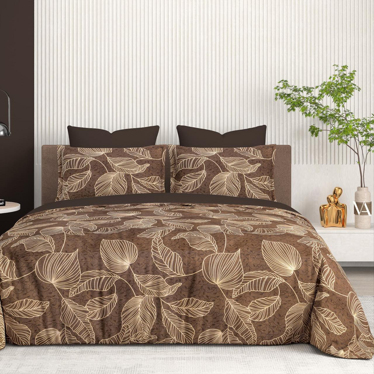 Calista Premium King Size Bedsheet (108" x 108"): 400 TC