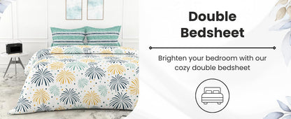 Harmovia Premium King Size Bedsheet (108" x 108")  400 TC