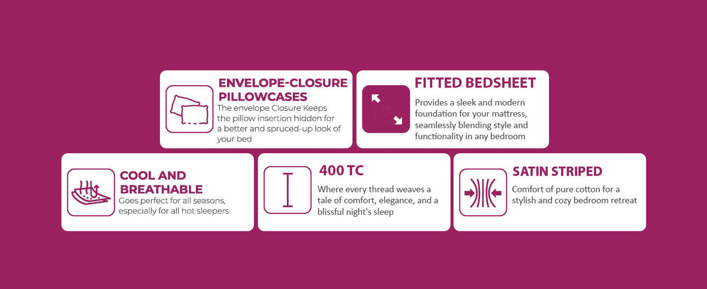 Cotton White Premium King Size Bedsheet (108" x 108") 450TC