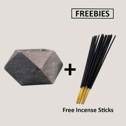 Diamond Incense Burner (Marble Soapstone)