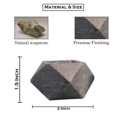 Diamond Incense Burner (Marble Soapstone)