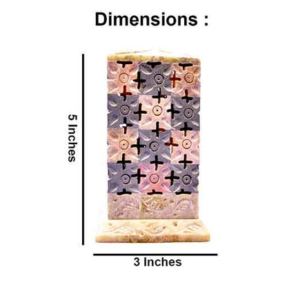 Chess Incense Holder- 5inch (Marble Soapstone)